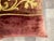 French Zuber Gold Embroidery on Aged Red Velvet -6 For Sale - Image 3 of 10