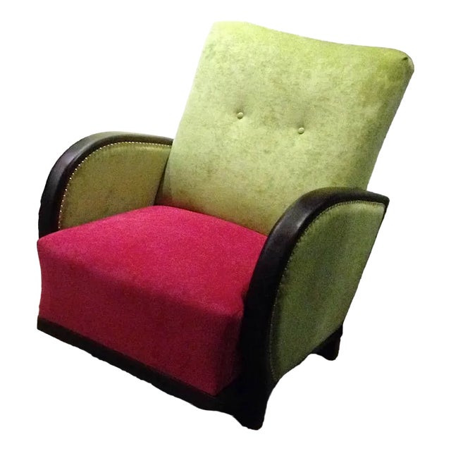 Set of Art Deco Hungarian Armchairs, 1930s For Sale