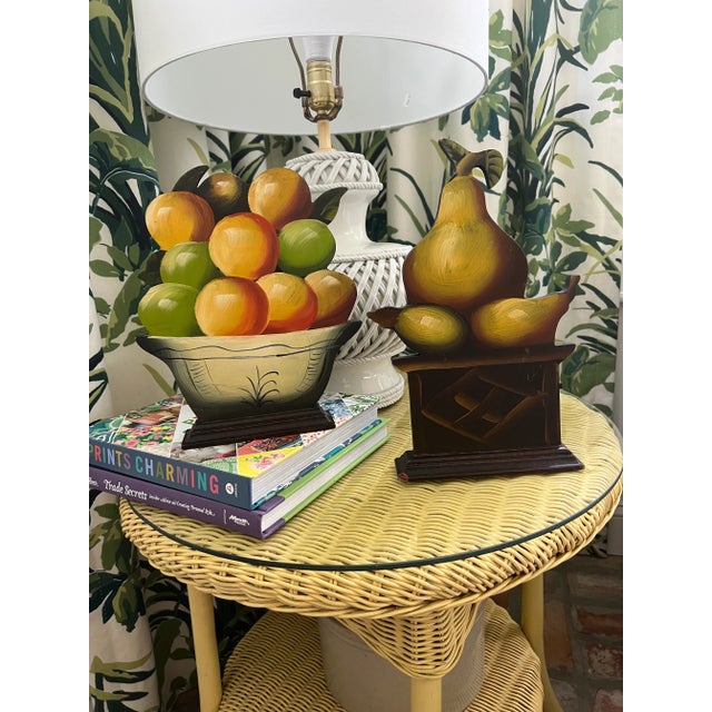 Gold Still Life Fruit Silhouettes by Mann Set of 2 For Sale - Image 8 of 8