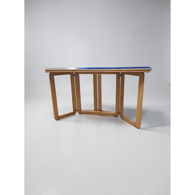 Giovanni Offredi Folding Table by Giovanni Offredi for MC Selvini, Italy, 1970s For Sale - Image 4 of 9