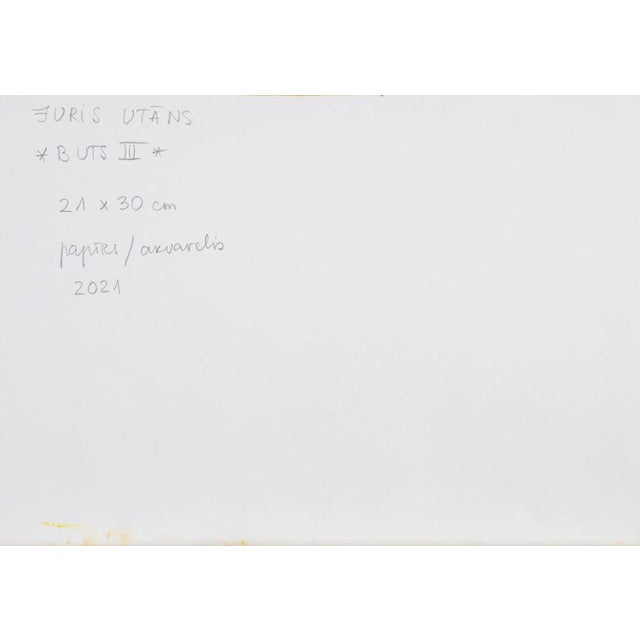 Juris Utans, Booth III, 2021, Watercolor and Paper, in Very Good conditions. Designed from 2000 I have official proof of...