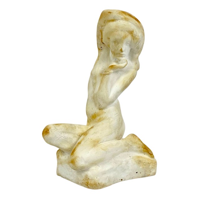 Jan Štursa, Melancholic Girl Sculpture, 1910, Plaster For Sale