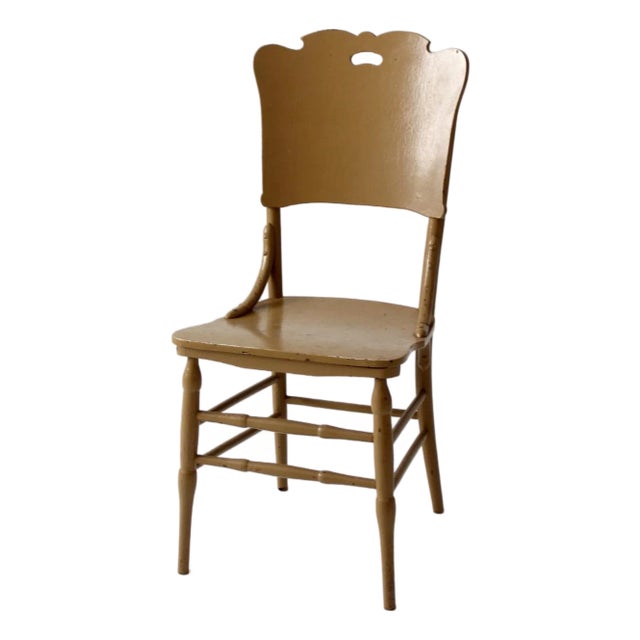 Antique 19th Century American Wood Dining Chair For Sale