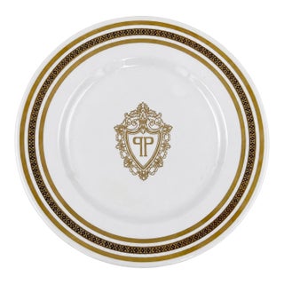 Vintage the Plaza Hotel Nyc New York City Dinner Plate 10.25"d For Sale