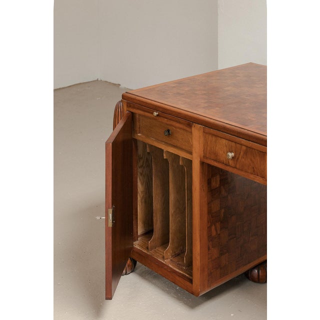 Art Deco Writing Desk, France, 1930s For Sale - Image 6 of 15