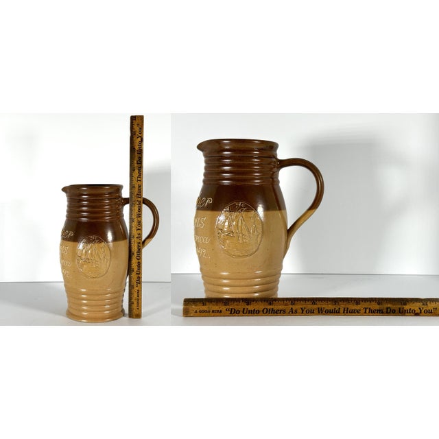 Antique Doulton Lambeth Stoneware Pitcher: 1893 World's Fair Columbian Exposition For Sale - Image 10 of 10