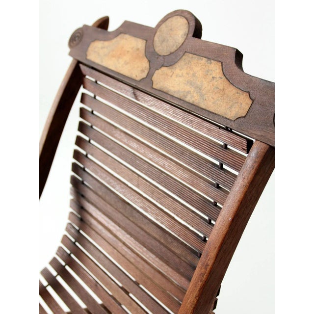 Antique Victorian Eastlake Adjustable Rocking Chair For Sale - Image 11 of 13