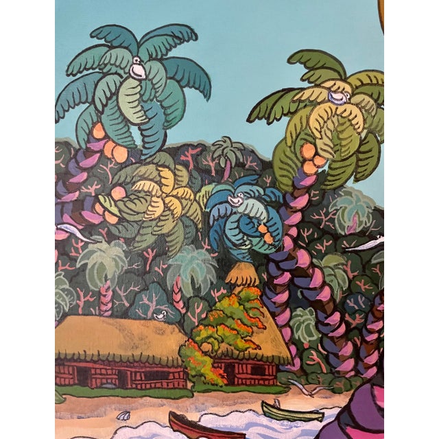 Mexican 2001 Original Signed Mexican Fine Art Painting on Canvas by Ada Colorina For Sale - Image 3 of 11