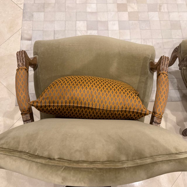 1990s Kreiss Monarch Lounge Chairs For Sale - Image 10 of 12