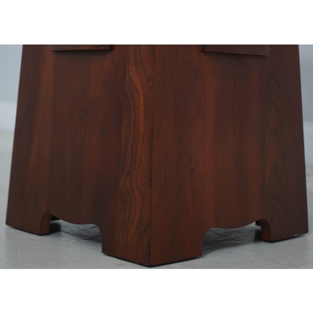 Stickley Stickley Charles Limbert Design Cherry Pagoda Table For Sale - Image 4 of 12