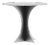 T-01 Silver Stainless Steel Metal Dining Table by Kwaku Boateng For Sale