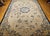 Late 19th Century Antique Chinese Peking Oversize Rug, Wool on Cotton, All-Over Floral Design, Ivory & Blue, 12' X 18' For Sale - Image 5 of 18