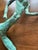 Metal Vintage Bronze 14.5” Brutalist Running Figure For Sale - Image 7 of 16