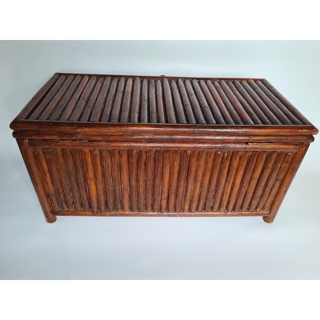 Mid-Century Bamboo Chest, 1960s For Sale - Image 10 of 13