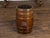 19th Century English Victorian 19th Century Oval Barrel with Coat of Arms and Brass Braces For Sale - Image 5 of 12