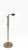Hollywood Regency Late 20th Century Adjustable Brass Shell Shade Floor Lamp For Sale - Image 3 of 9