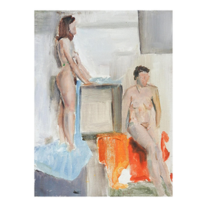 Contemporary Impressionist Female Nude Study Painting