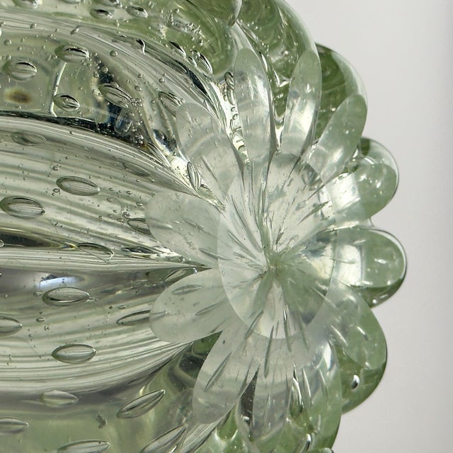 Vintage Murano Glass Vase by Barovier & Toso, Italy 1930-40s For Sale - Image 4 of 18