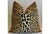 Late 20th Century Leopard Spot Safari Velvet Feather/Down Pillows 26" Square - Pair For Sale - Image 5 of 11