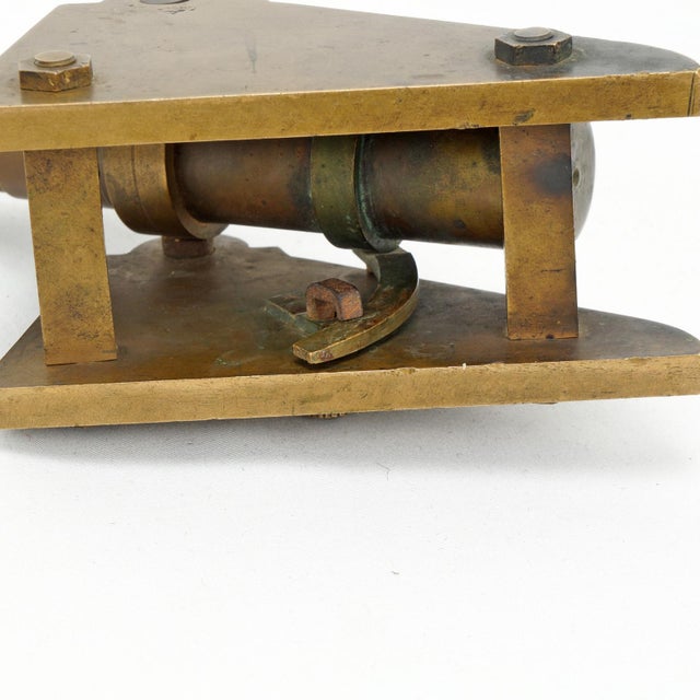 Antique 8-Inch Bronze Signal Salute Cannon For Sale - Image 10 of 10