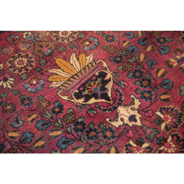 Vintage Meshed Carpet - 10'2" x 13'3" For Sale In New York - Image 6 of 11