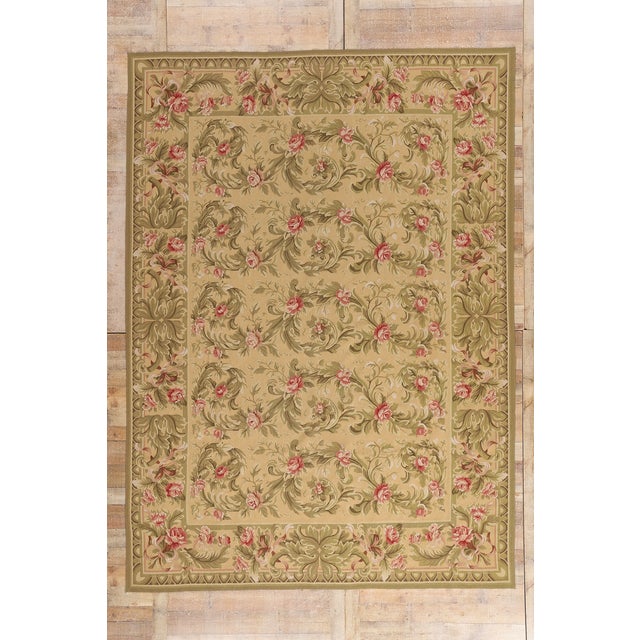 Vintage Chinese Aubusson Rug, 08'10 X 12'03 For Sale - Image 10 of 10