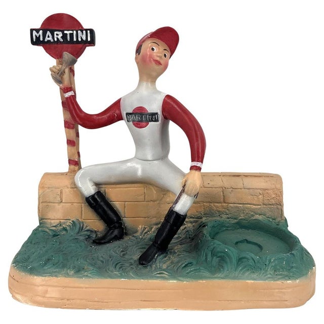 Vintage Martini Advertising Statue, 1960s For Sale - Image 9 of 9