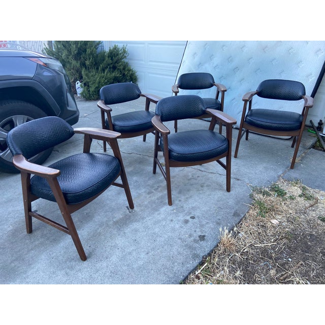 Vintage Mid Century Modern Accent Chairs For Sale - Image 11 of 12