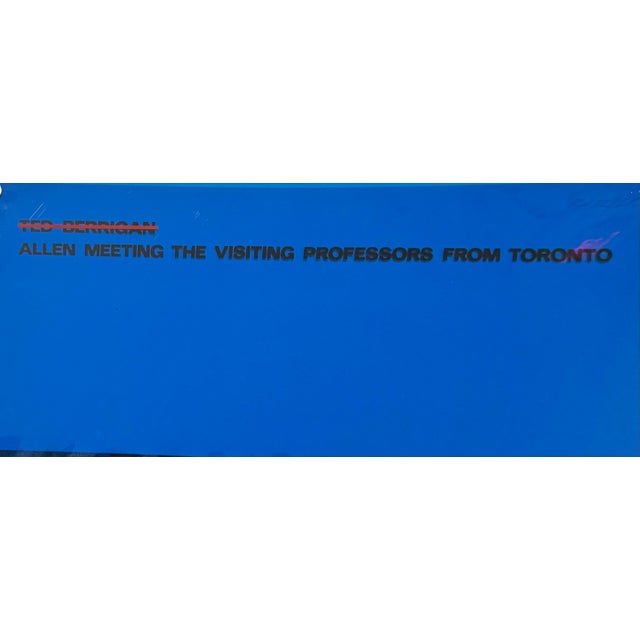 Pop Art Ronald Brooks Kitaj, British Pop Art Artist RB Kitaj Screen Print on Acetate Serigraph Signed, 1972 For Sale - Image 3 of 5