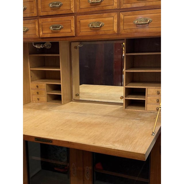 Neo-Classical Drop-Front Secretary Desk, Early 20th Century For Sale - Image 3 of 9
