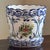 Offering a beautiful RCCL Portugal hand-painted ceramic cachepot from the mid-20th century. This lovely vintage piece...
