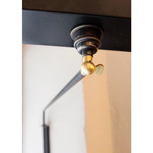 Black Kepler Wall Light with Adjustable Shade by Juanma Lizana For Sale - Image 9 of 11