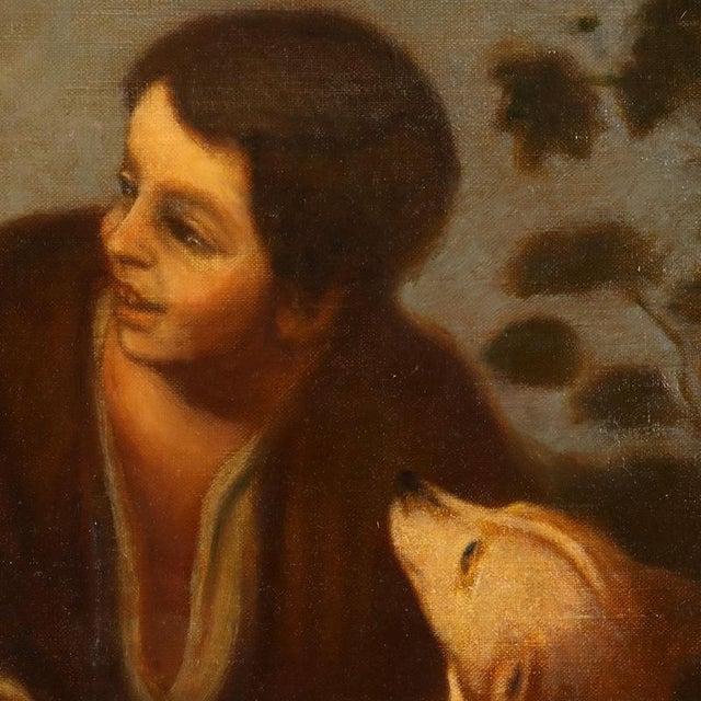 Esteban Murillo, Copy of Figurative Composition, Oil on Canvas For Sale - Image 5 of 11