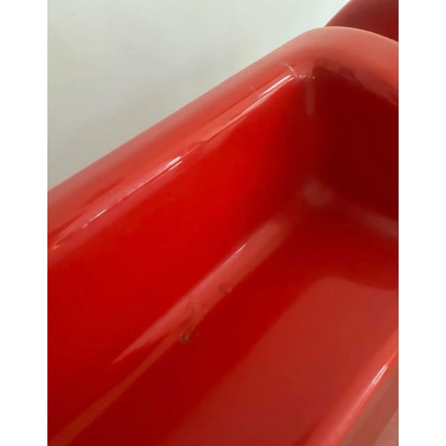 Red Orix Desk by Vittorio Parigi and Nani Prina for Molteni, 1960s For Sale - Image 13 of 14