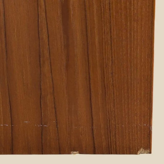 1960s Danish Modern Teak Five-Drawer Tallboy Dresser, Made in Denmark For Sale - Image 9 of 10