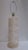 1960s Mid-Century Modern Stone Pillar Incised Column Table Lamp on Circular Base For Sale - Image 12 of 12