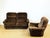 Mid-Century Modern Vintage Scandinavian Velvet Living Room Set, 1960s, Set of 3 For Sale - Image 3 of 18