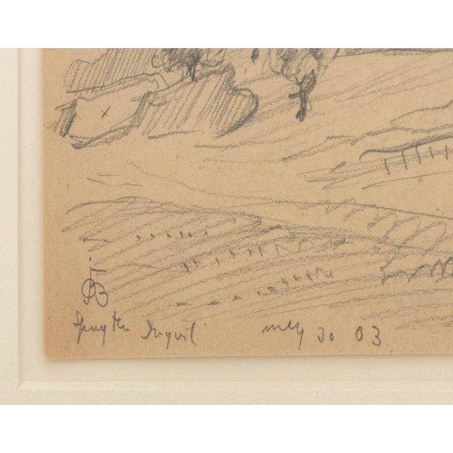 Oscar F. Bluemner Landscape Scenes Graphite, 2 For Sale - Image 9 of 12