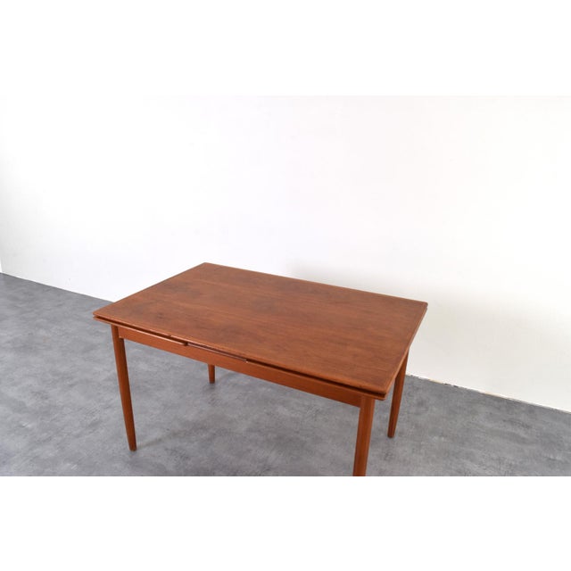 Mid-Century Modern Danish Extendable Dining Table in Teak, 1960s For Sale - Image 13 of 18