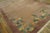 1920s Tan Taupe Open Field Floral Antique Chinese Art Deco Carpet 8'10'' X 11'8'' Knotted Wool Rug For Sale - Image 10 of 12