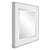 Contemporary Square Devon Mirror in White For Sale - Image 3 of 9