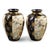 Japanese Meiji Cobalt and Gilded Kyoto Satsuma Vases from Kinkozan, 1890s, Set of 2 For Sale - Image 4 of 16