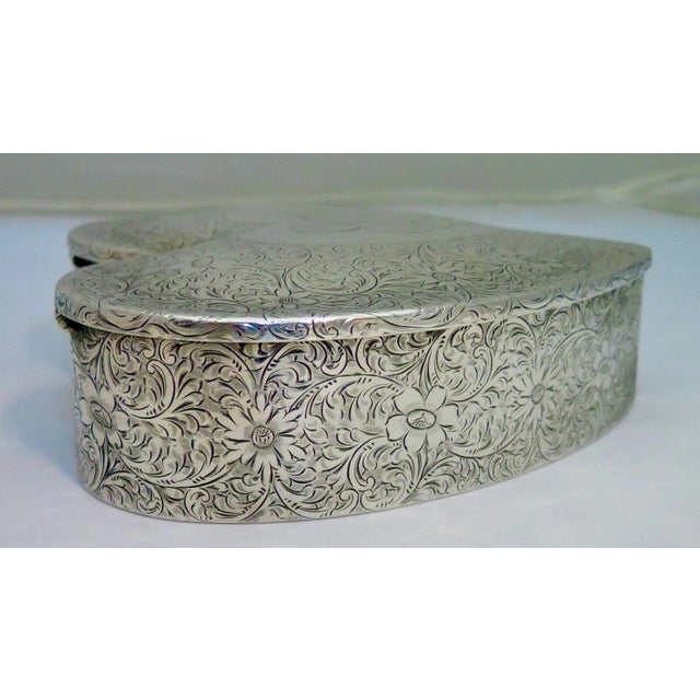 Silver Early 20th Century Mother’s Day Sterling Silver Jewel Box For Sale - Image 8 of 12