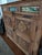 Late 19th Century Stunning Antique Indonesian Carved Teakwood Cabinet With Majolica Ceramic Tiles For Sale - Image 5 of 14