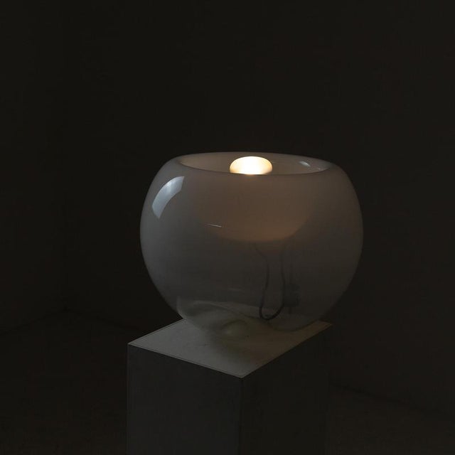 Glass Vacuna Table Lamp by Eleonore Peduzzi Riva for Artemide, in Flawless conditions. Designed 1970 to 1979 I have...