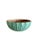 Solid Mango Wood Bowl With Hand-Painted & Hand-Carved Detailing, Modern Organic For Sale - Image 4 of 7