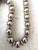 American Vintage Sterling Silver Native American Beaded Necklace For Sale - Image 3 of 3