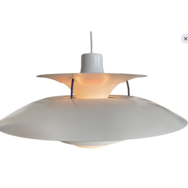 Blue PH 5 Suspension Lamp by Poul Henningsen for Louis Poulsen, 1958 For Sale - Image 8 of 15