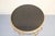 1980s 1980s Gold Gilt French René Drouet Style Scrolling Iron Round Marble Side Table For Sale - Image 5 of 6
