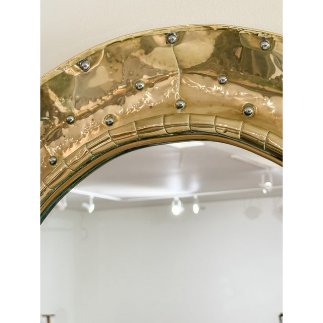 Mid 20th Century Mid 20th Century French Modern 'Constellation' Round Mirror by Fitterman - Paris (Dia 25 7/8) For Sale - Image 5 of 8